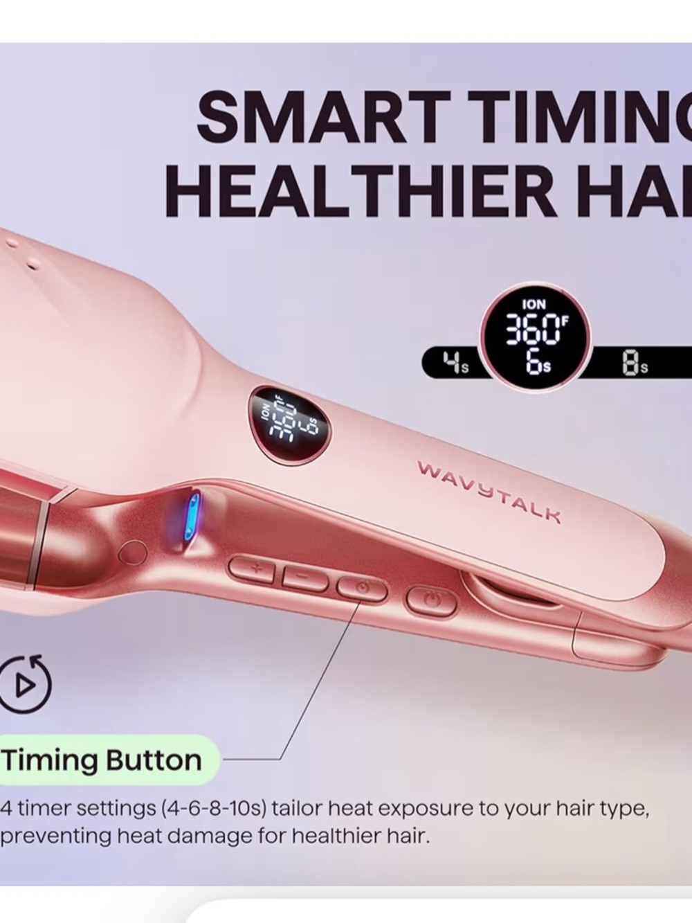 Wavy Talk Hair Waver/Crimper pink - Picture 10 of 11